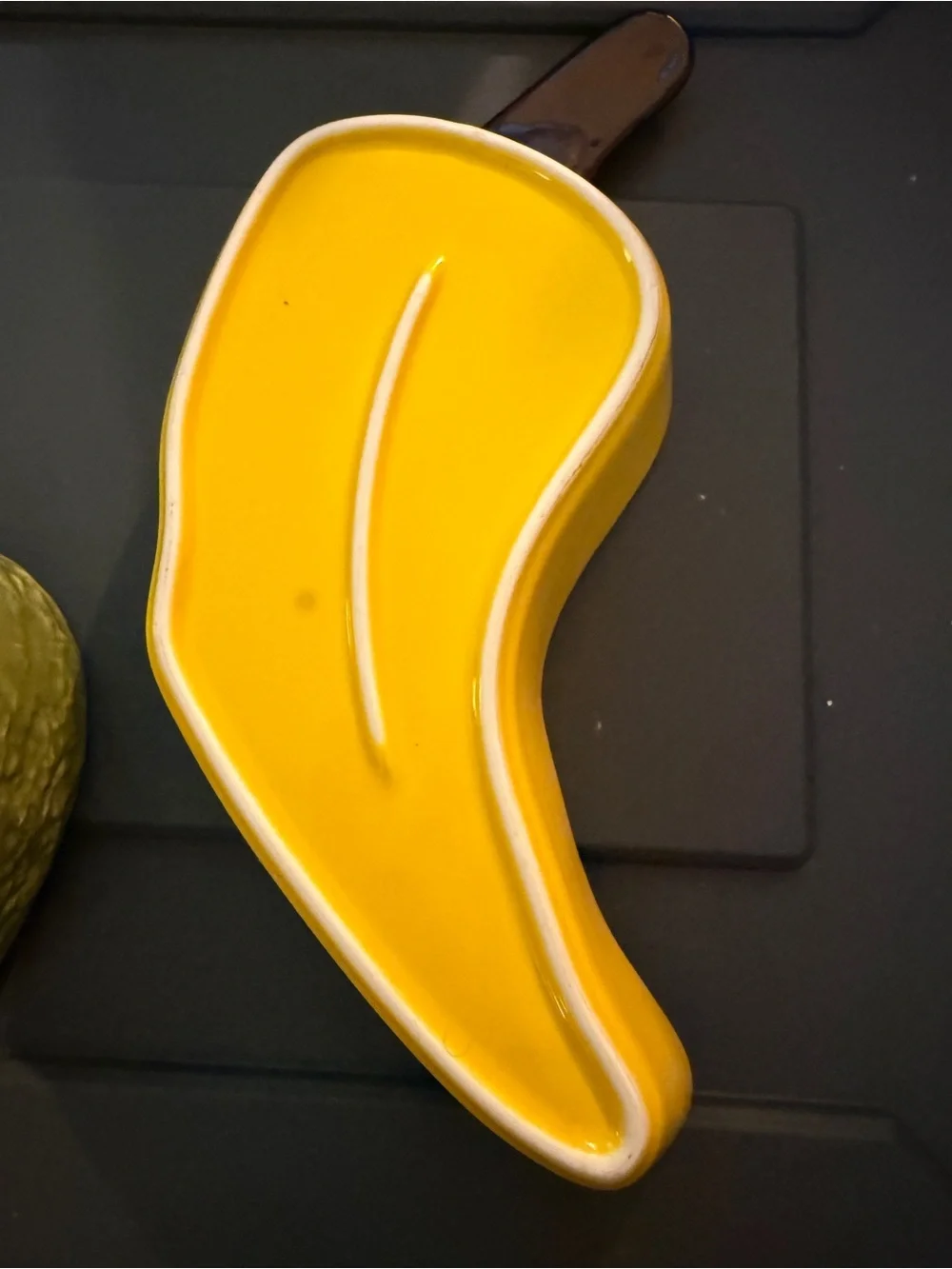 Pier 1 Bright Mexican Shaped Ceramic Snack Trio in Yellow, Green, Red
